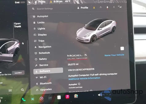 2023 Tesla Model 3 z USA, uszkodzony, nr VIN 5YJ3E1ECXPF620115